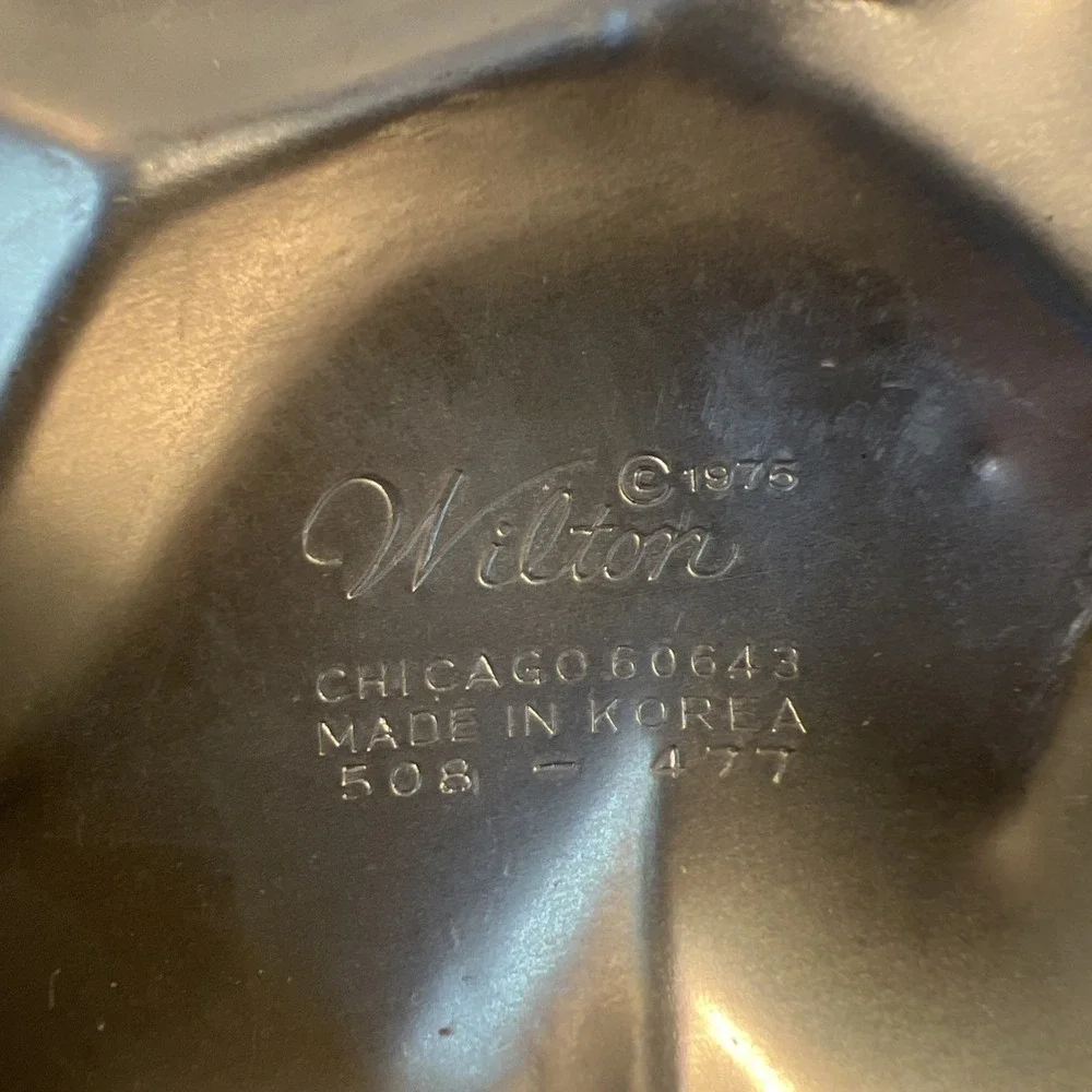 Vintage 1975 Wilton Teddy Bear Cake Pan 6 x 9 Number‎ 508-477